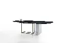 Kartum Designer Dining Table with White Marble Legs (Seats 8–10)
