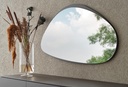 Marion Sideboard Mirror – Organic Shape, Natural Finish