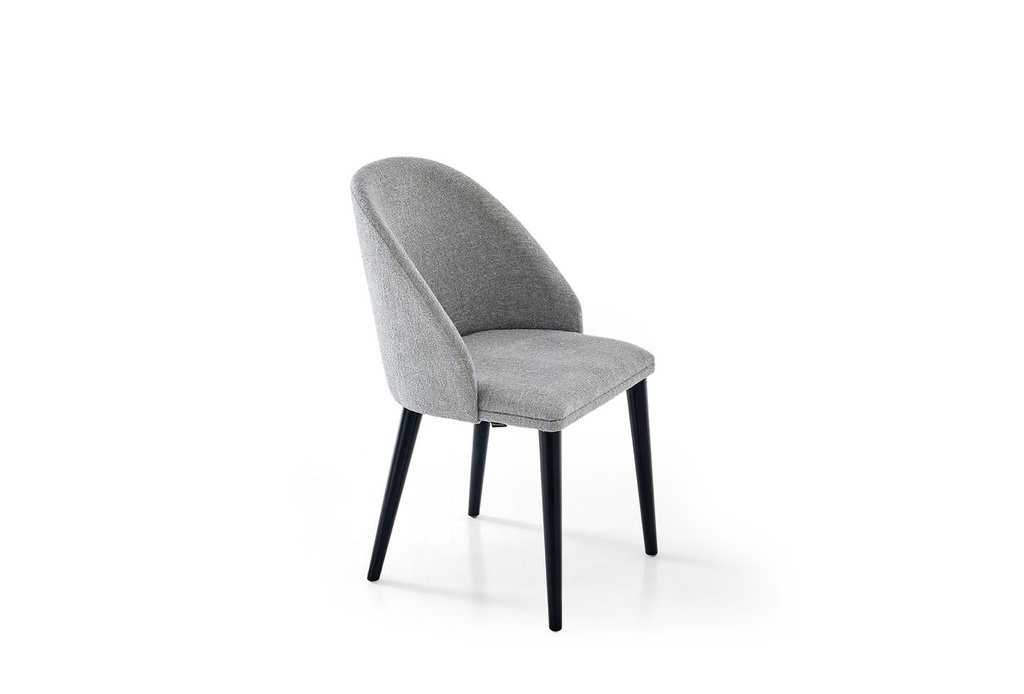 TERRA CHAIR WITH ARM MIDDLE GREY
