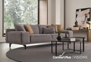 VIERA 3-Seater Sofa in Linen Texture
