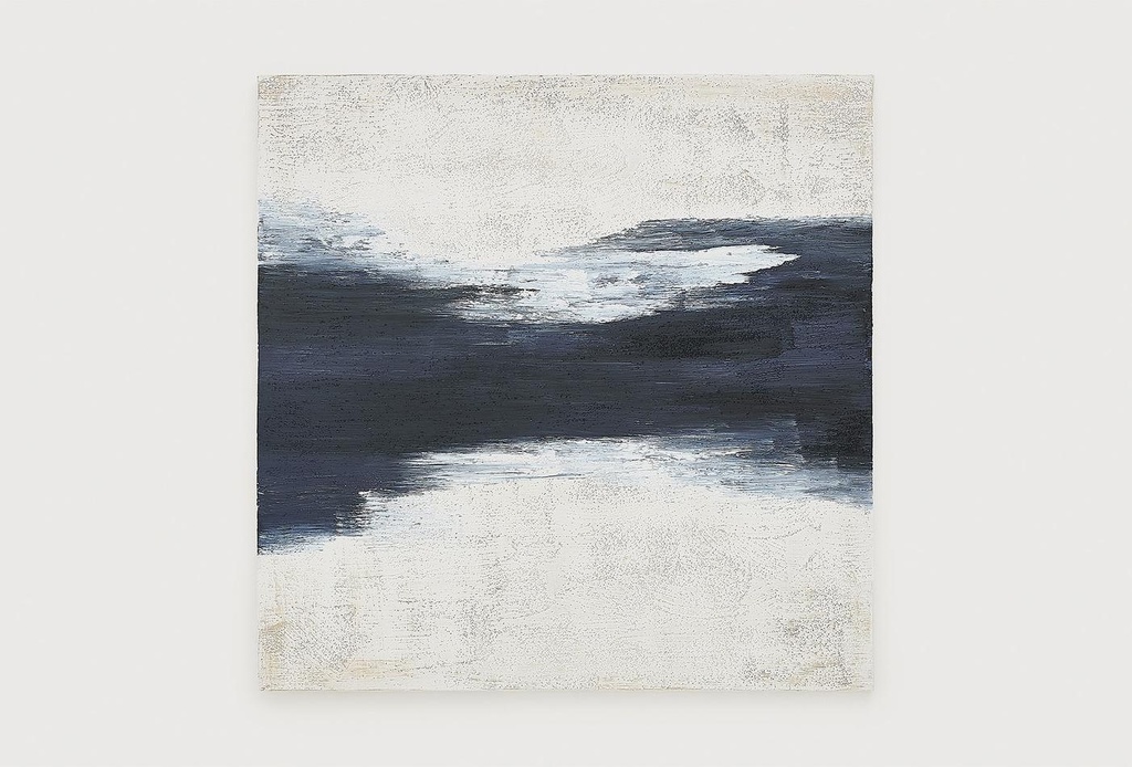 Sirius Hand-Painted Abstract Canvas Art