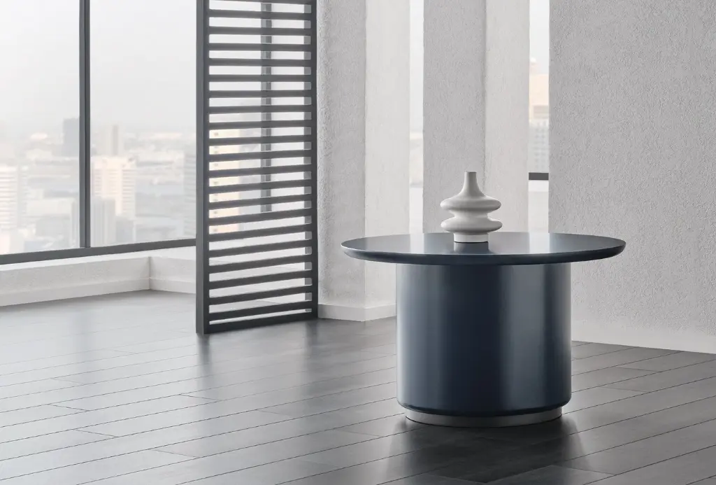 Malena Round Blue Coffee Table - small