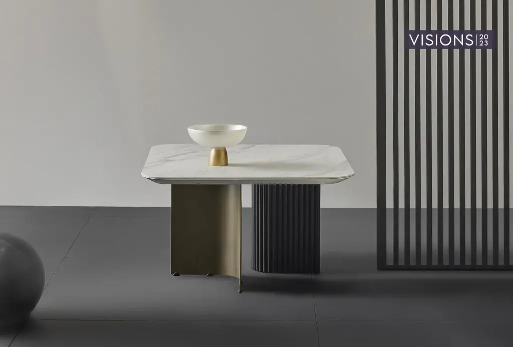 Nassau White Marble Coffee Table