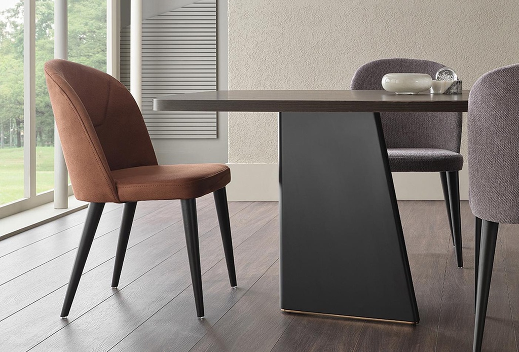 Marion Nubuck Brown Dining Chair