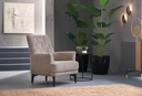 Dorian Mink Accent Armchair